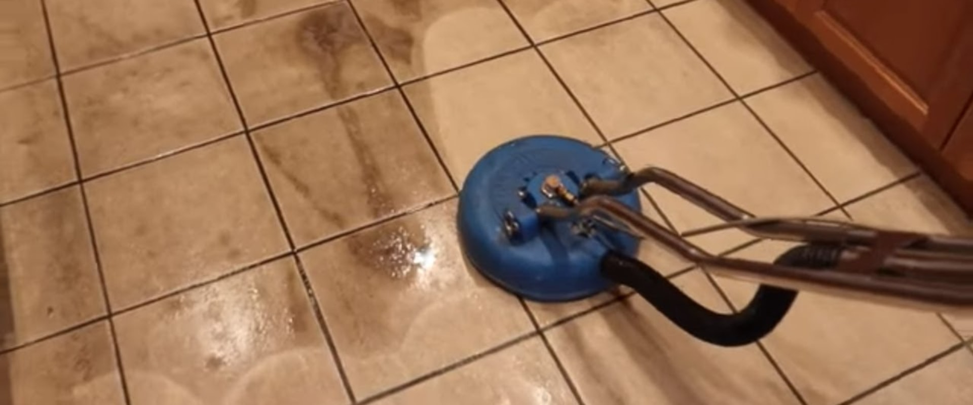 How do you deep clean tile floors?